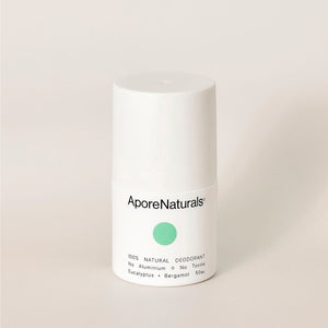 APORE NATURALS - EUCALYPTUS + BERGAMOT DEODORANT