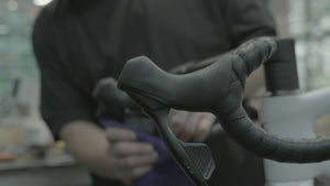 Handlebar and shifter detail after a BikeCraft.One tune-up