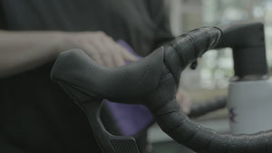 Fresh bar tape and shifter detail after a BikeCraft.One service