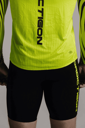 Men's Velocity Tights - Charcoal Black Nordic Tigon Running Tights