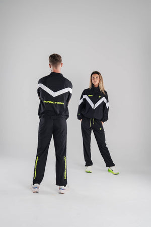 Velocity Unisex Track Suit - Charcoal Black/Lunar White Nordic Tigon Track Suit