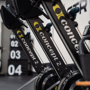 Concept2 rowers and SkiErgs at STR Fitness Club