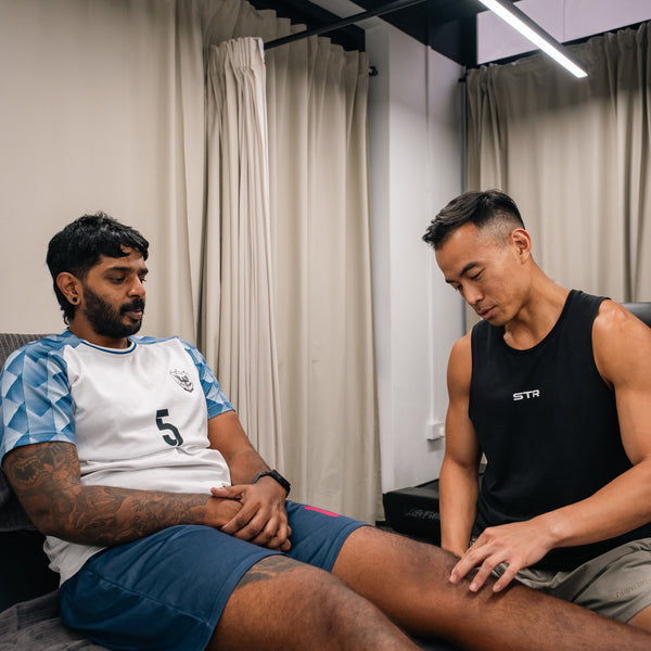 A hands-on session on the treatment bed at STR Fitness Club