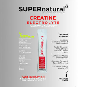 SUPERnatural+ - Creatine Electrolytes - SUPERsalty Original (7-Pack)