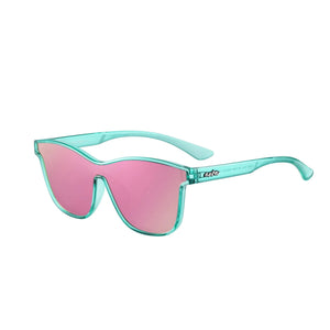 AURA SHADES - X - TURBO TEAL ON PINK FROSTED HEELS