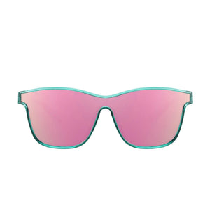 AURA SHADES - X - TURBO TEAL ON PINK FROSTED HEELS