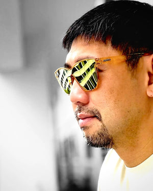 AURA SHADES - X - RUNNING ON LIQUID GOLD