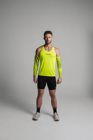 Men's Velocity Tights - Charcoal Black Nordic Tigon Running Tights