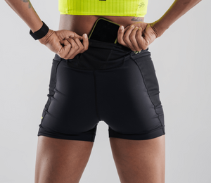 Women's Velocity Tights - Charcoal Black Nordic Tigon Running Tights