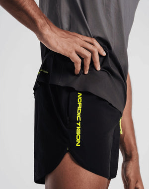 Men's Velocity Flow Shorts - Charcoal Black Nordic Tigon Shorts