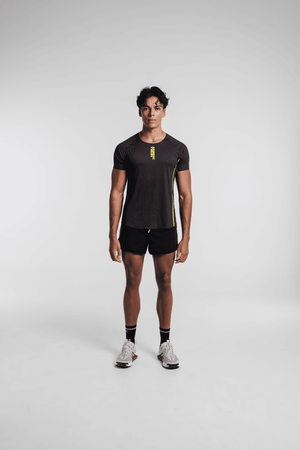 Men's Velocity Fitted Tee - Charcoal Black Nordic Tigon T-Shirt